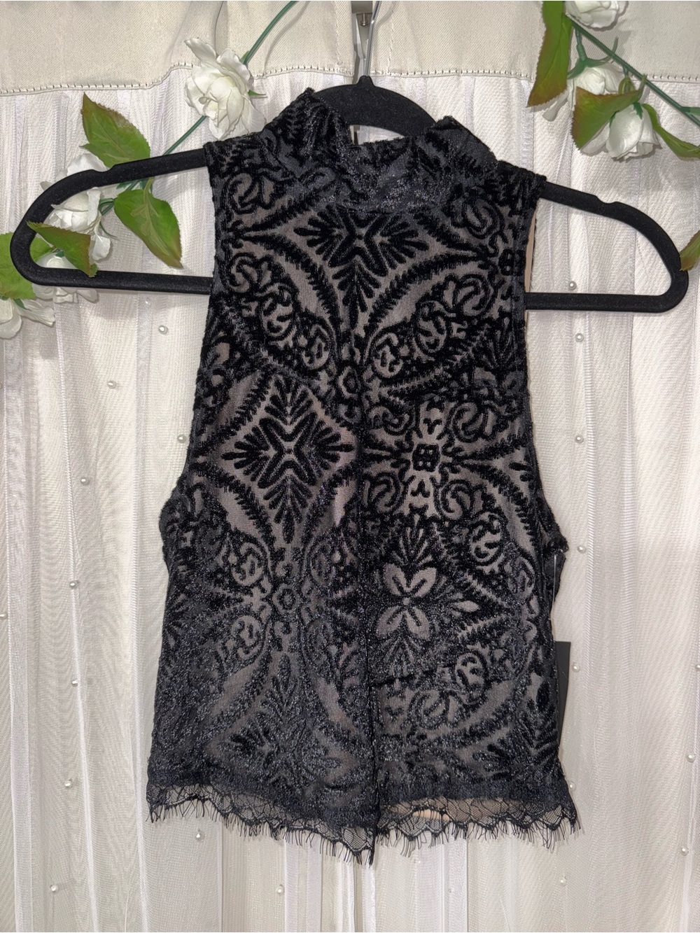 New black lace top